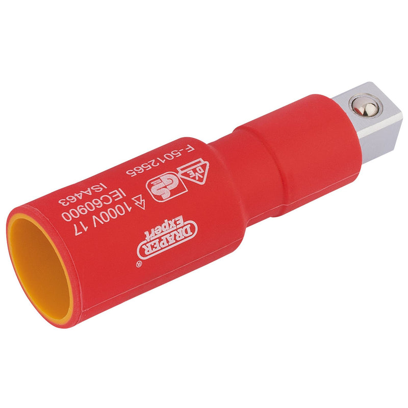 Draper VDE Approved Fully Insulated Extension Bar, 1/2" Sq. Dr., 75mm 32103 Draper - Dynamic Drive