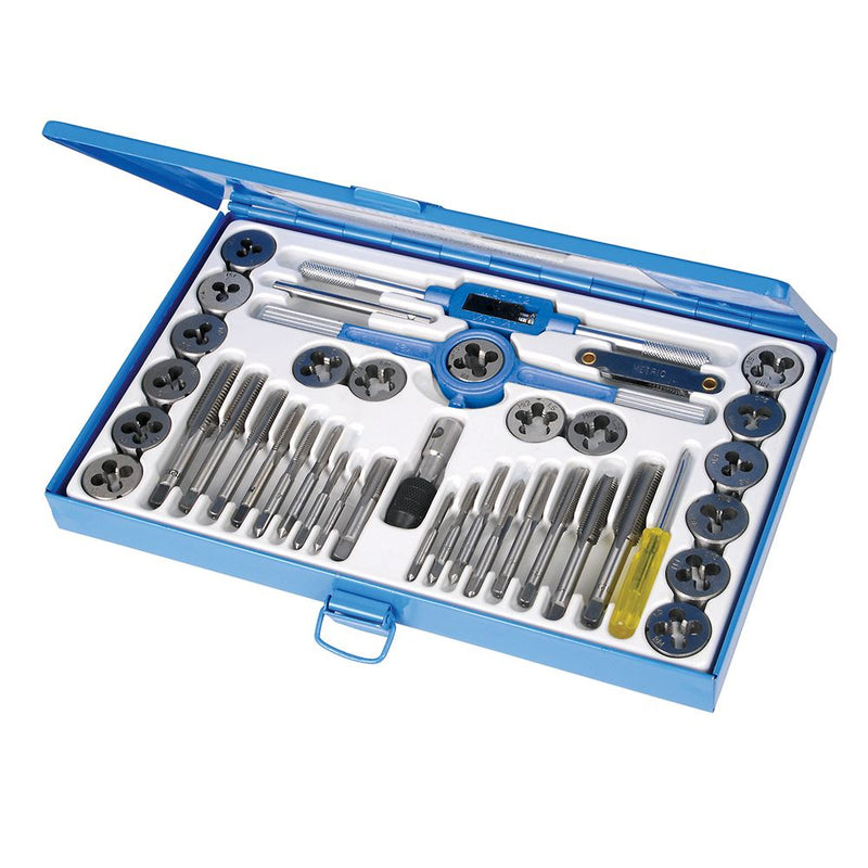 Silverline Expert Tap & Die Set 40pce 40pce Silverline - Dynamic Drive