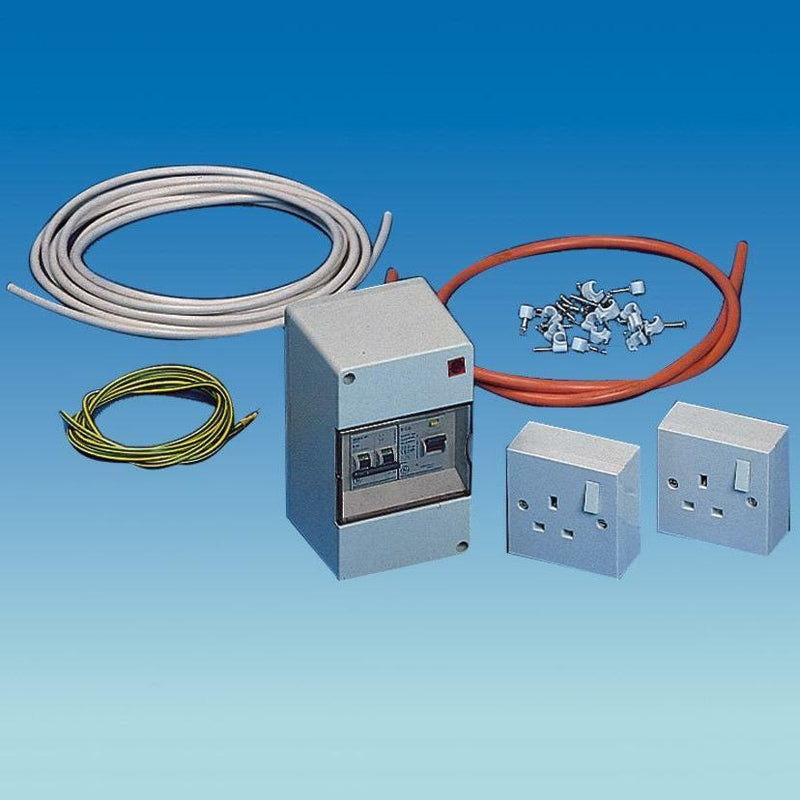 240V Mains Electric Hook Up Installation Kit T2 T4 T5 Van Campervan PO100 Powerpart  - Dynamic Drive