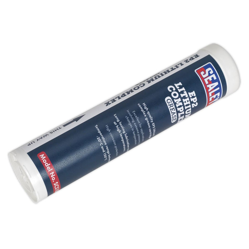 Sealey EP2 Lithium Complex Grease Cartridge 400g SCS106 Sealey - Dynamic Drive