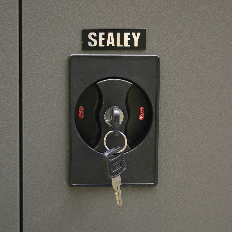 Sealey Floor Cabinet 4 Shelf 2 Door SC01 Sealey - Dynamic Drive