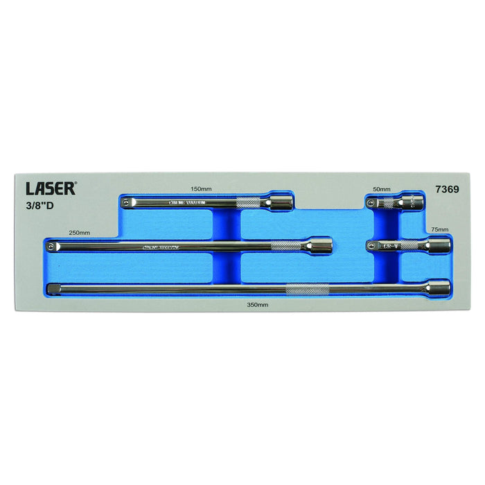 Laser Extension Bar Set 3/8"D 5pc 7369 Laser - Dynamic Drive