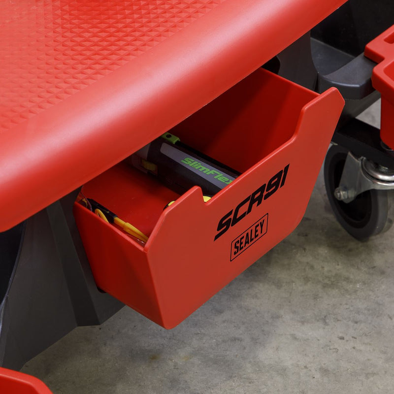 Sealey Mechanic's Detailing Utility Seat SCR91 Sealey - Dynamic Drive