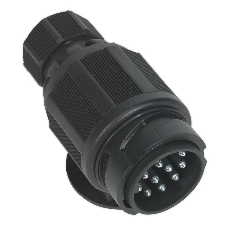Sealey Towing Plug 13-Pin Euro Plastic 12V Twin Inlet TB54 Sealey - Dynamic Drive
