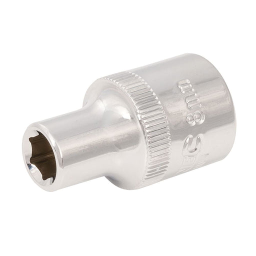 Silverline Socket 1/2" Drive 6pt Metric 8mm Silverline - Dynamic Drive