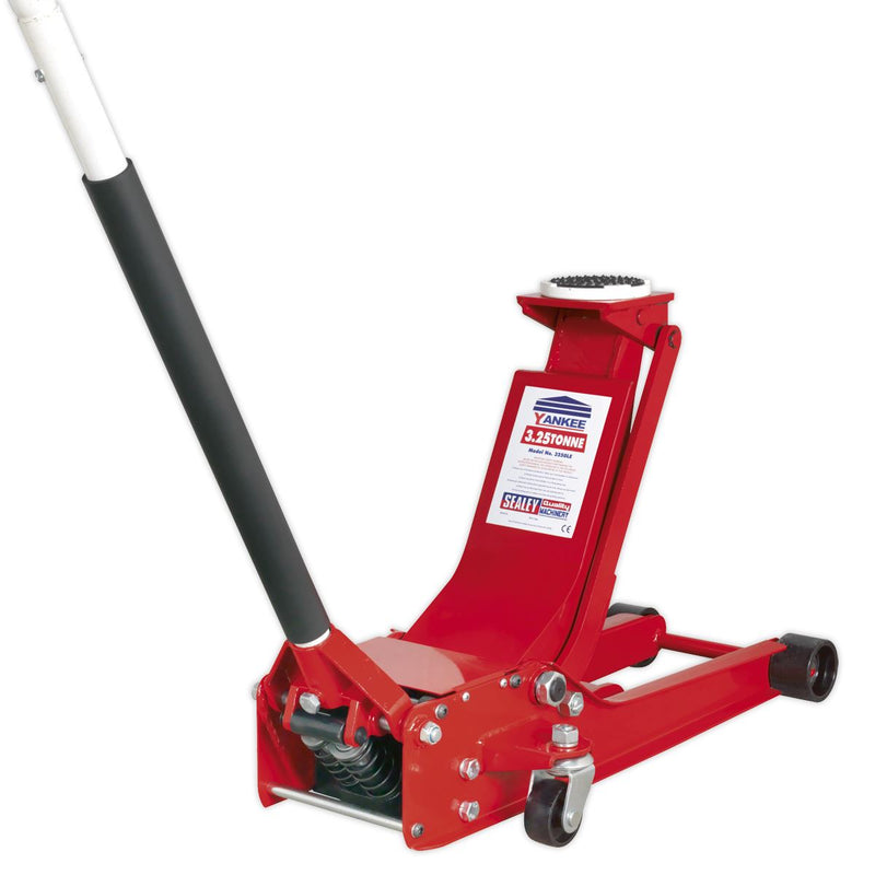 Sealey Trolley Jack 3.25Tonne Low Entry Rocket Lift Sealey - Dynamic Drive