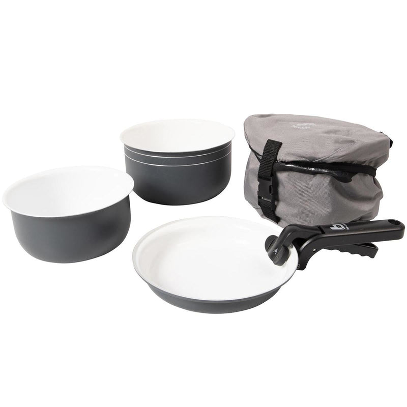 Bo-Camp Cookware Set Trekking 5 Pieces Ceramic Coating Aluminium Bo-Camp - Dynamic Drive