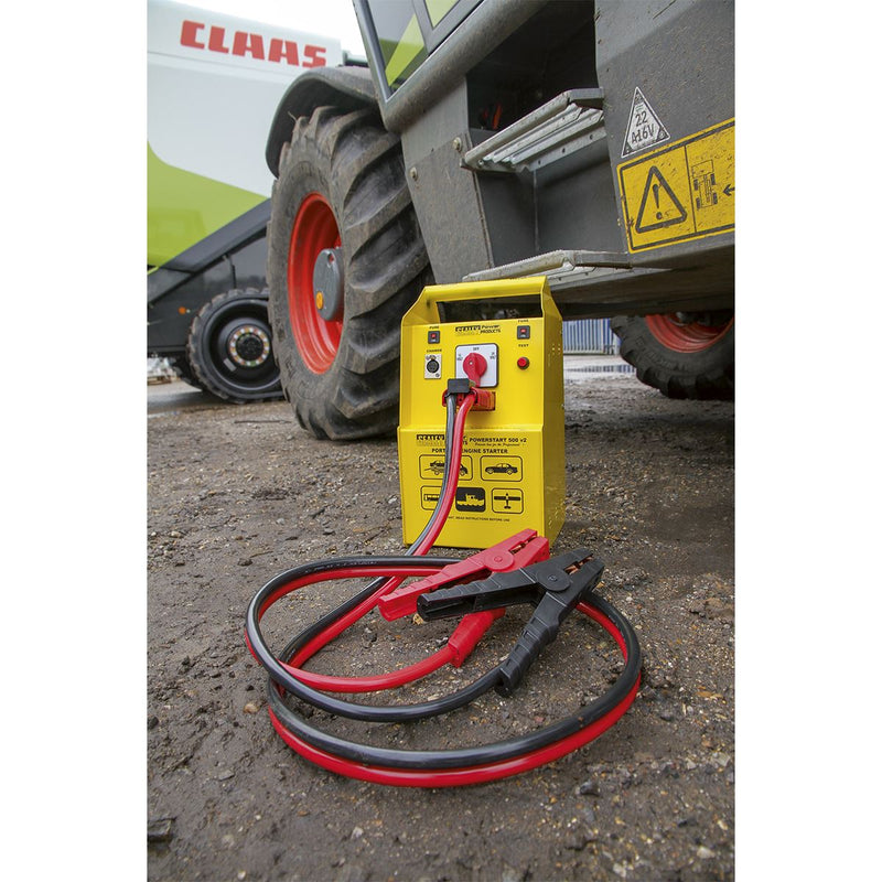 Sealey PowerStart Emergency Jump Starter 500hp Start 12/24V POWERSTART500 Sealey - Dynamic Drive