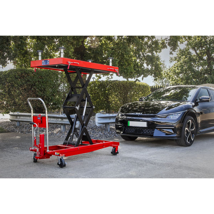 Sealey High Lift EV Battery Lift/Hydraulic Platform Truck 1000kg Capacity Sealey - Dynamic Drive