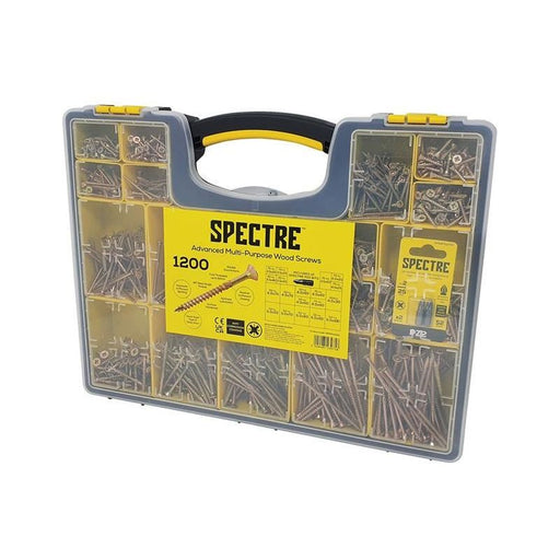 Forgefix Spectre™ Wood Screw Site Organiser 1200 Piece ForgeFix - Dynamic Drive