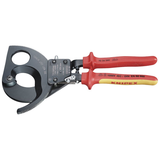 Draper Knipex 95 36 250 VDE Heavy Duty Cable Cutter, 250mm 57677 Draper - Dynamic Drive
