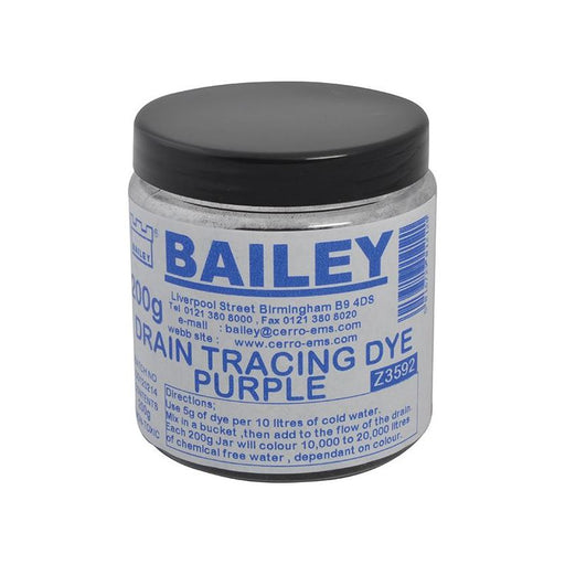 Bailey Products 3592 Drain Tracing Dye - Purple Bailey Products - Dynamic Drive