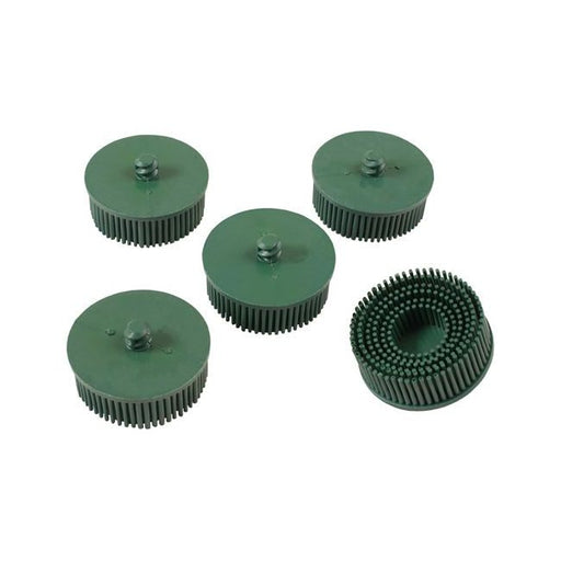Connect Abracs Quick Lock Bristle Brush 50mm x P50 Green 5pc 32198 Tool Connection - Dynamic Drive