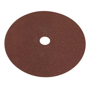 Sealey Fibre Backed Disc175mm 40Grit Pack of 25 WSD740 Sealey - Dynamic Drive