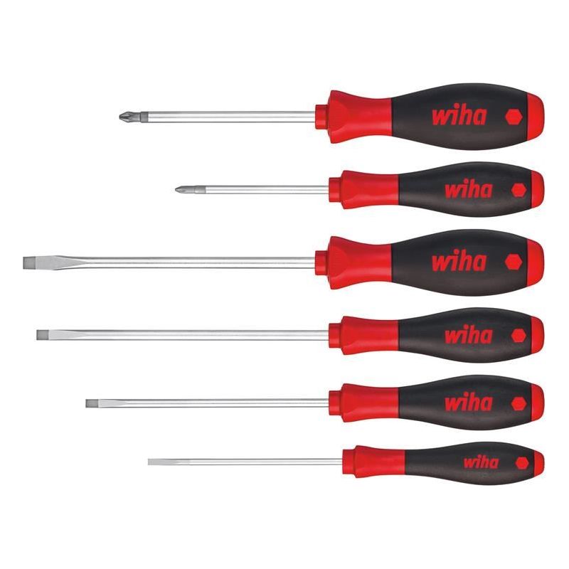 Wiha SoftFinish® SL/PH Screwdriver Set, 6 Piece Wiha - Dynamic Drive