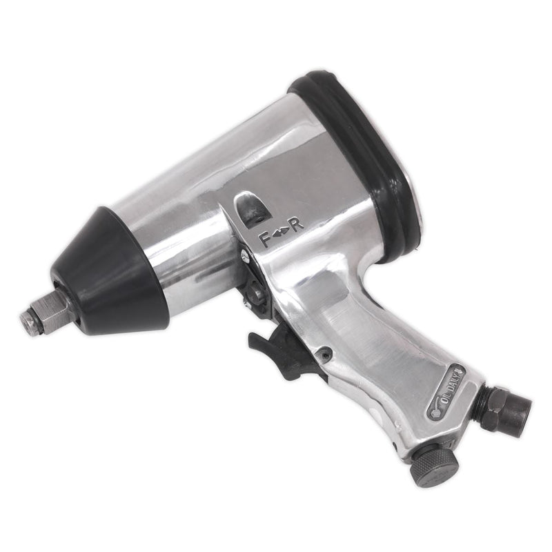Siegen 1/2" Drive Air Impact Wrench Gun Rocking Dog Hammer 530Nm 1/4" BSP Siegen by Sealey - Dynamic Drive