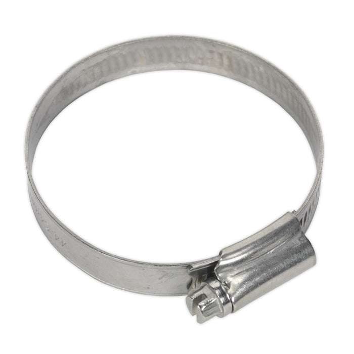 Sealey Hose Clip Stainless Steel 44-64mm Pack of 10 SHCSS2A Sealey  - Dynamic Drive