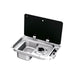 CAN 1 Burner Sink Combi Unit with Glass Lid and Piezo Ignition (Left Handed) CAN - Dynamic Drive