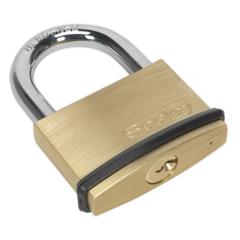 Sealey Brass Body Padlock 60mm PL203 Sealey - Dynamic Drive