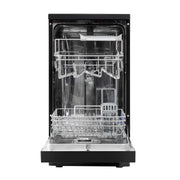 Baridi Slimline Freestanding Dishwasher 45cm Wide 10 Place Settings - Black Baridi - Dynamic Drive