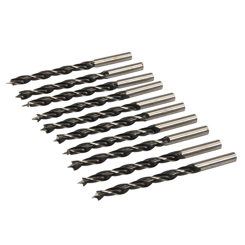 Silverline Lip & Spur Drill Bits 10pk 6mm Silverline - Dynamic Drive