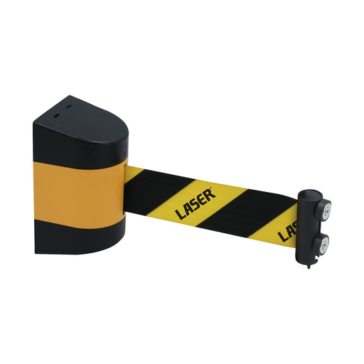 Laser Wall Mounted Magnetic Retractable Barrier 5m x 48mm 8529 Laser - Dynamic Drive