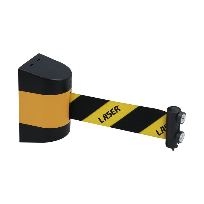 Laser Wall Mounted Magnetic Retractable Barrier 5m x 48mm 8529 Laser - Dynamic Drive