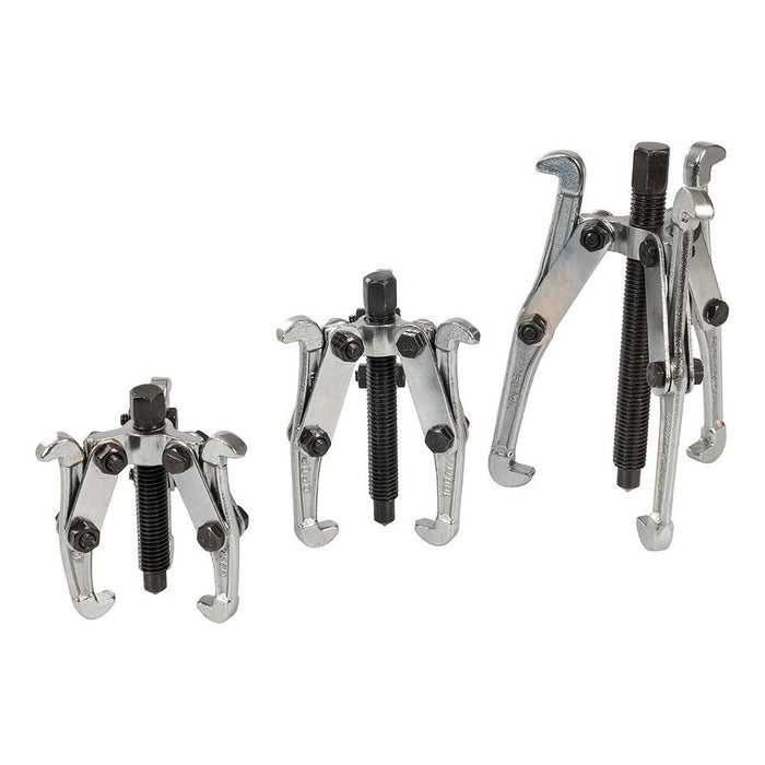 Silverline Gear Puller Set 3pce 75, 100 & 150mm Silverline - Dynamic Drive