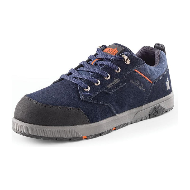 Scruffs Halo 3 Safety Trainers Navy Size 7 / 41 Scruffs - Dynamic Drive