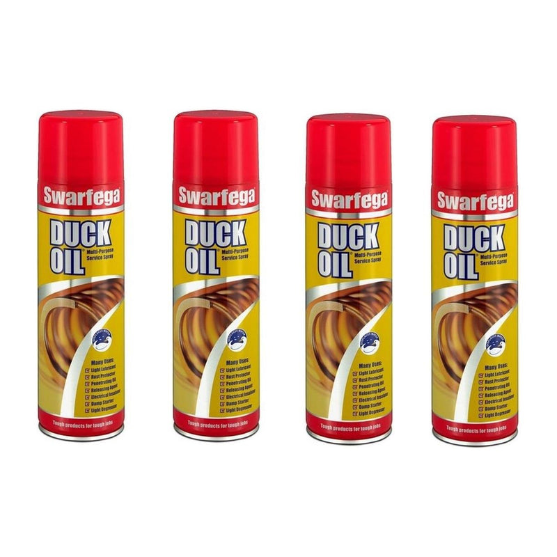 4x Swarfega 500ml Duck Oil Spray Maintenance Protection and Water Displacer Swarfega  - Dynamic Drive