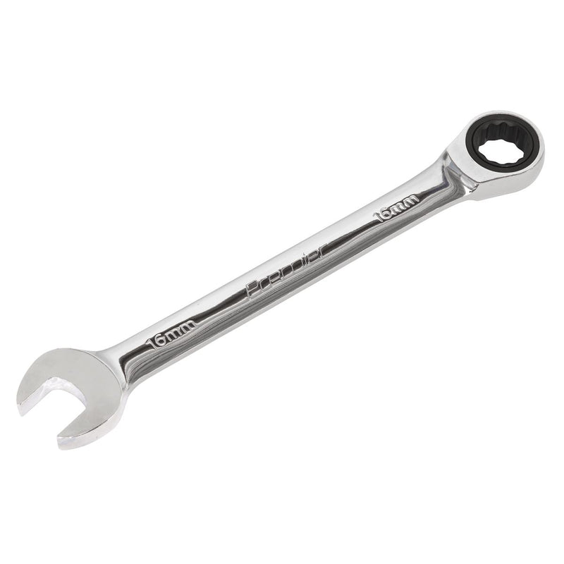 Sealey Ratchet Combination Spanner 16mm RCW16 Sealey - Dynamic Drive