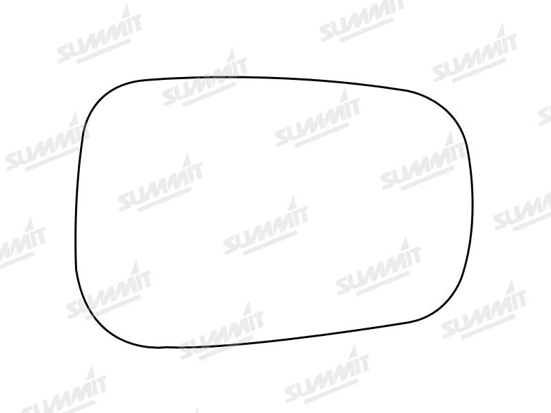 Summit Non-Heated Base Plate With Standard Mirror Glass fits Ford Fiesta, Fusion 02 on LHS Summit - Dynamic Drive