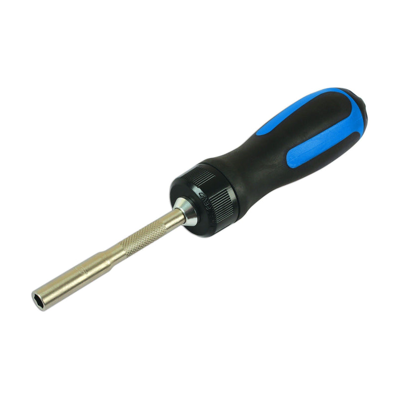 Laser Ratchet Screwdriver & 10 Bits 6197 Laser - Dynamic Drive