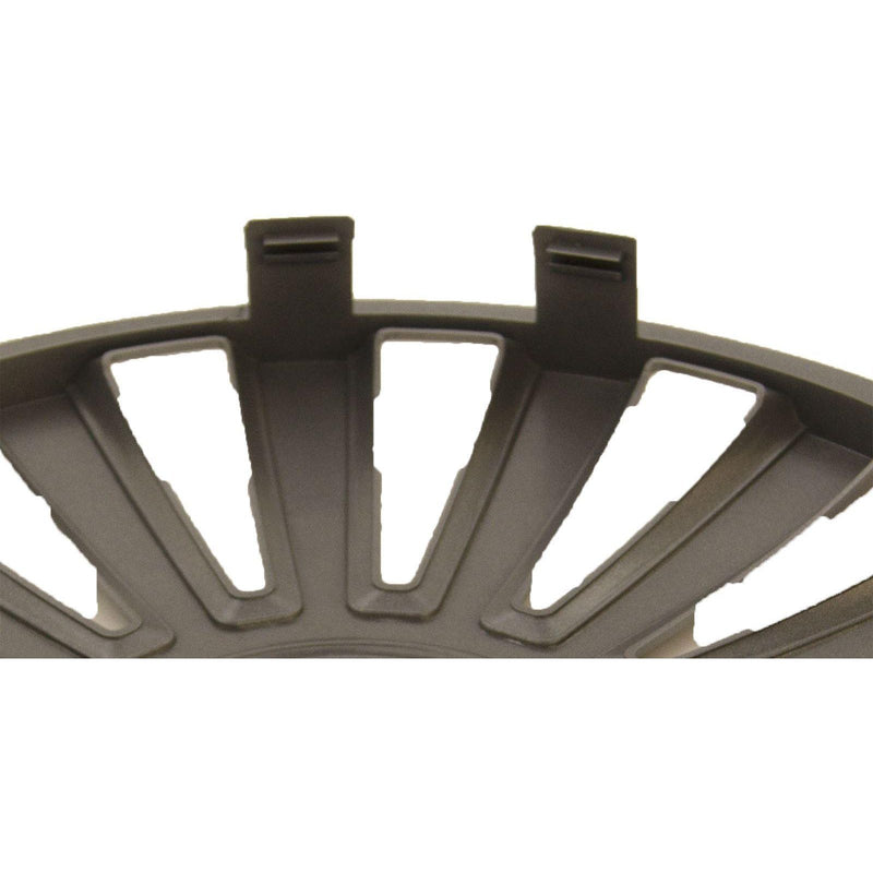 15" Lux Multi-Spoke Wheel Trims Hub Caps Covers Protectors Set of 4 ABS Plastic Versaco  - Dynamic Drive