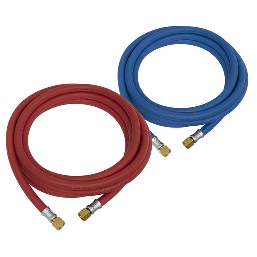 Sealey Welding Hose Set Oxyacetylene EN ISO 3821 (EN 559) 10m WH10 Sealey - Dynamic Drive