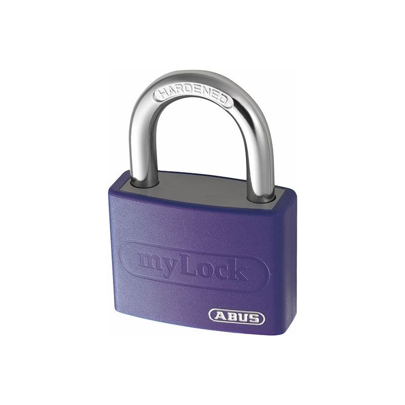 Abus Mechanical T65AL/40mm My Lock Aluminium Padlock Violet Keyed Alike 6401 ABUS Mechanical - Dynamic Drive