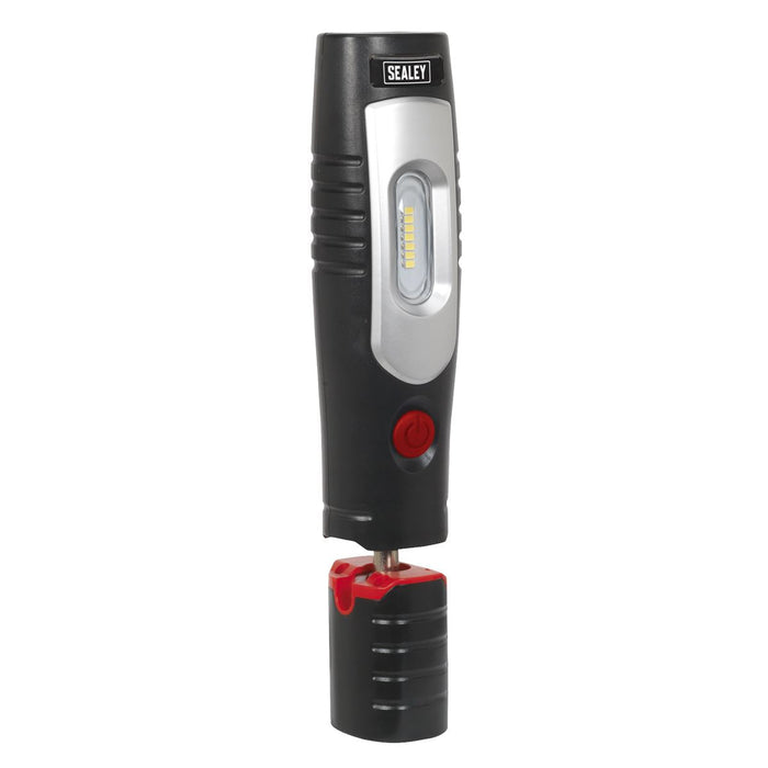 Sealey Rechargeable 360 Inspection Light 7 SMD & 3W SMD LED Black Lithium-ion Sealey - Dynamic Drive
