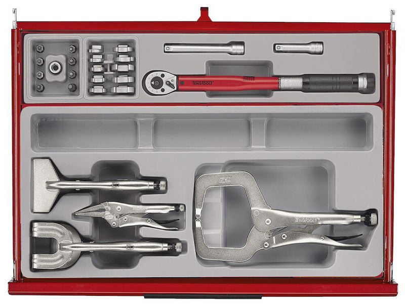 Teng Tools 53" PRO35™ Monster stack tool kit 1295 pieces red Town Tools - Dynamic Drive
