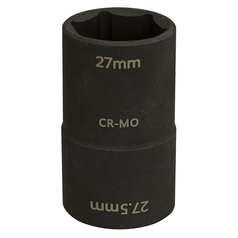 Sealey 63mm Double Ended Impact Socket 1/2"Sq Drive 27 x 27.5mm SX1822 Sealey - Dynamic Drive
