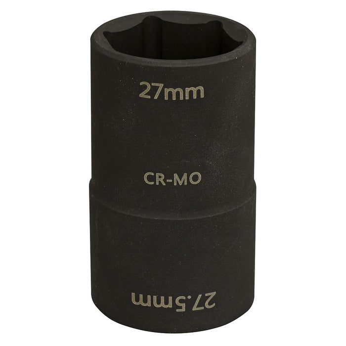 Sealey 63mm Double Ended Impact Socket 1/2"Sq Drive 27 x 27.5mm SX1822 Sealey - Dynamic Drive