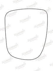 Summit Stick-On Commercial Mirror Glass fits Vauxhall Vivaro, Renault Traffic LHS Summit - Dynamic Drive