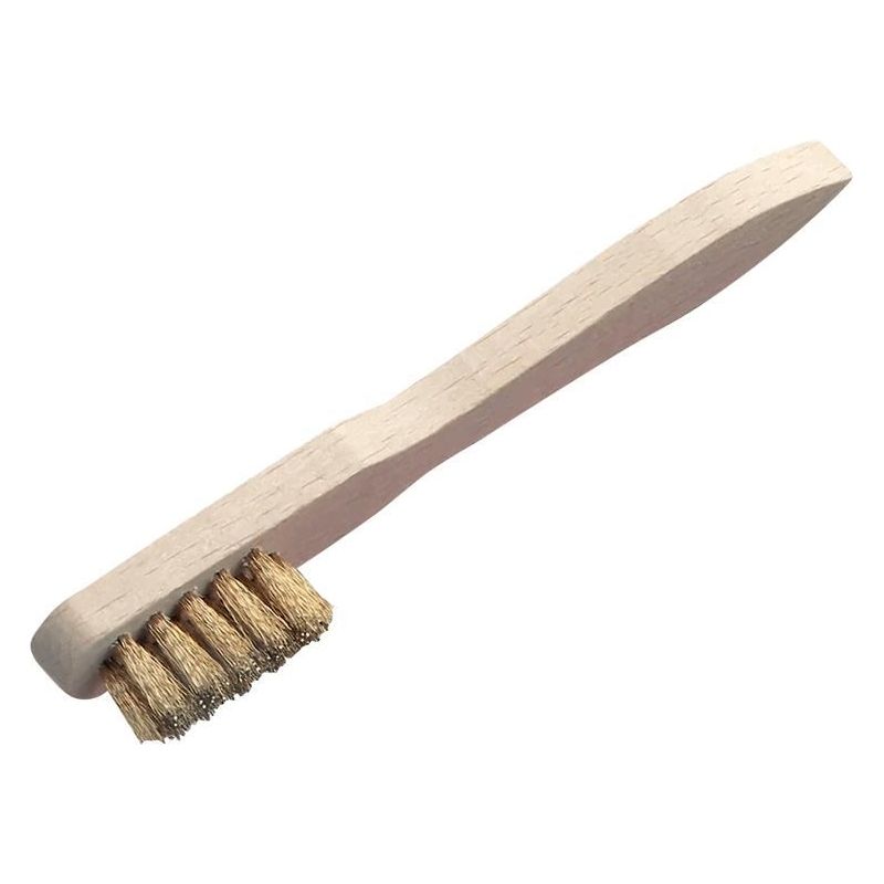 Lessmann Spark Plug Brush 2 Row Brass Wire Lessmann - Dynamic Drive