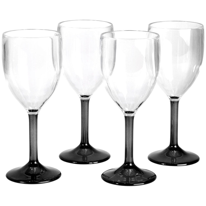 Wine Goblet Grey (4) T0151SGM Flamefield - Dynamic Drive