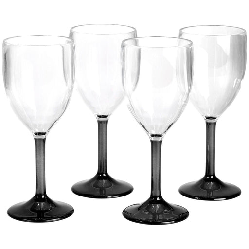Wine Goblet Grey (4) T0151SGM Flamefield - Dynamic Drive