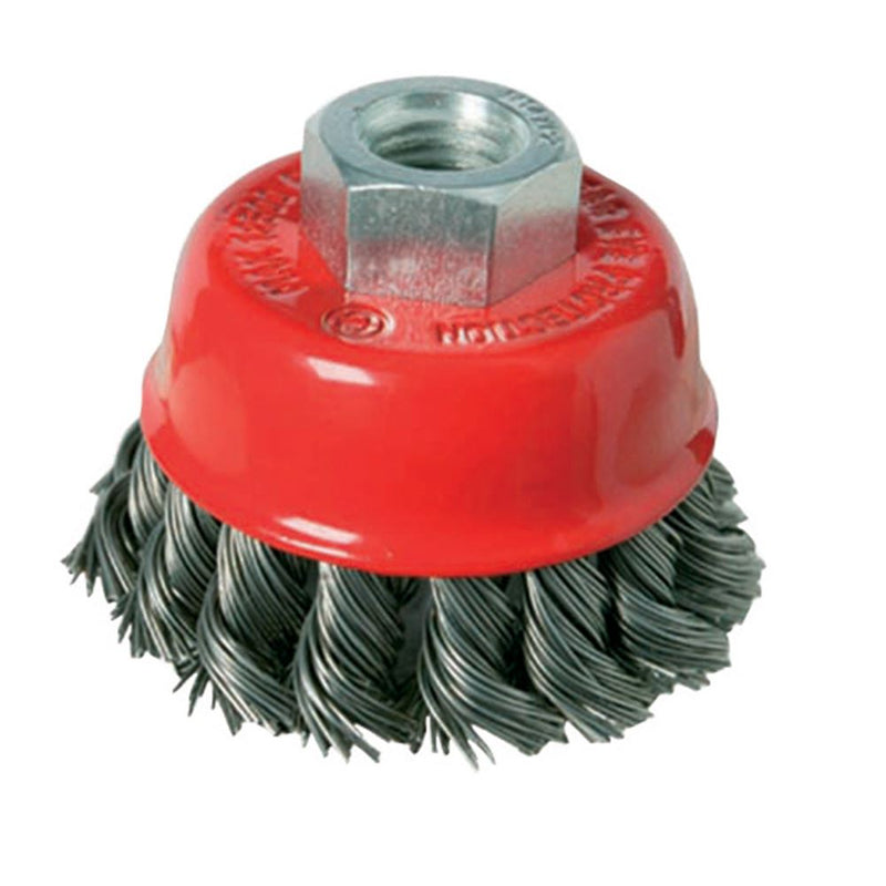 Silverline Steel Twist-Knot Bowl Cup 100mm Silverline - Dynamic Drive