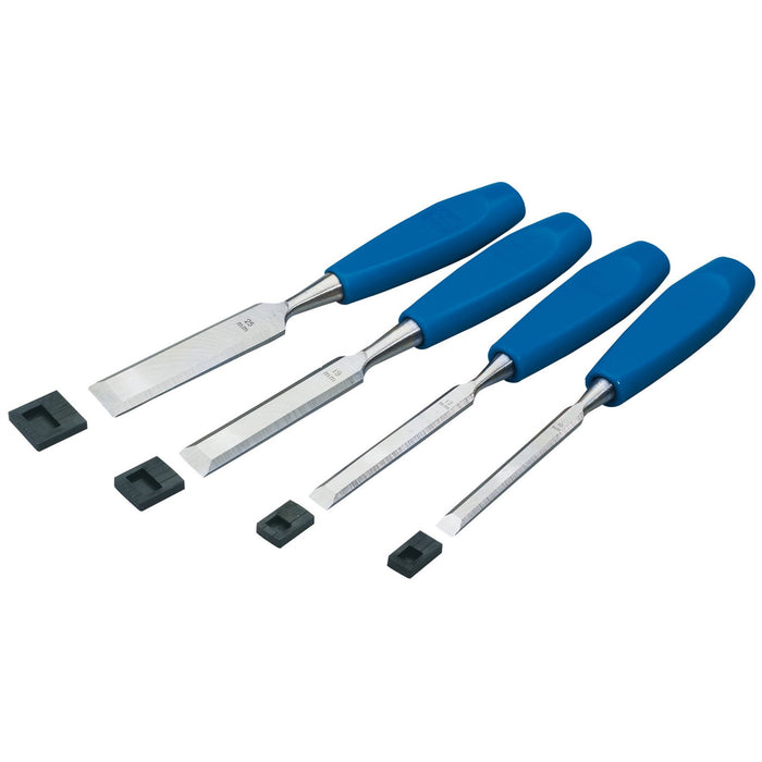 Draper Bevel Edge Wood Chisel Set (4 Piece) 69619 Draper - Dynamic Drive