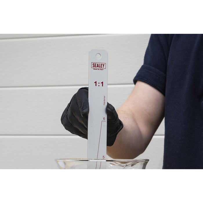 Sealey Aluminium Paint Measuring Stick 1:1/3:1 PA07 Sealey - Dynamic Drive
