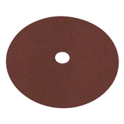 Sealey ï175mm Fibre Backed Disc 60Grit Pack of 25 WSD760 Sealey - Dynamic Drive