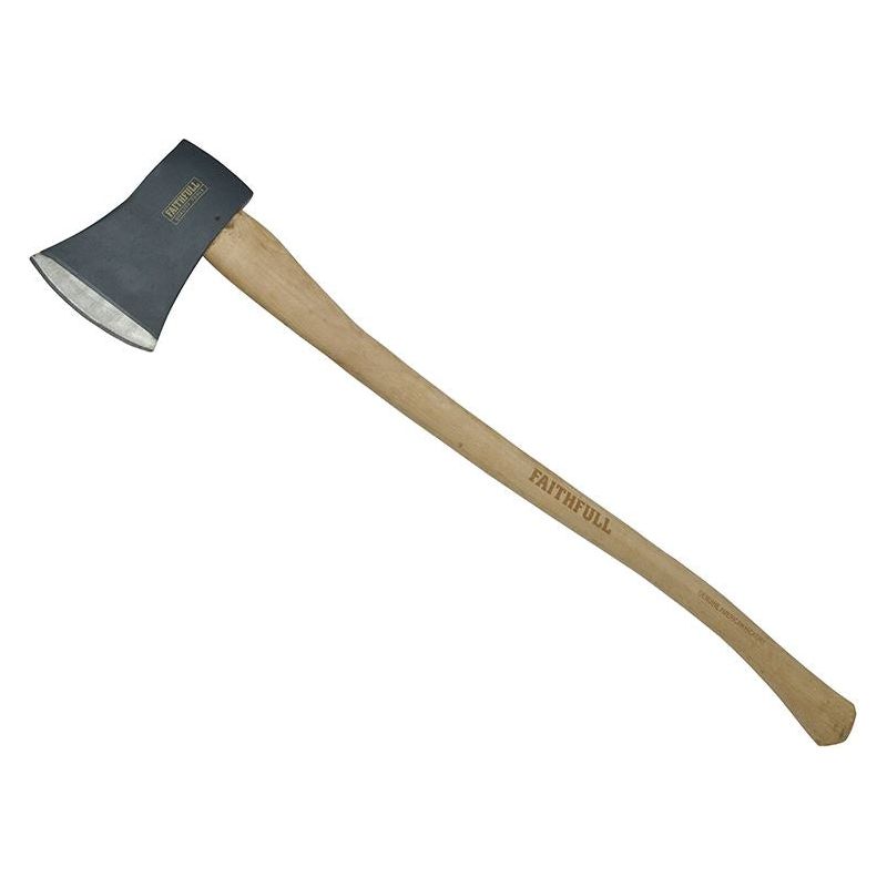 Faithfull Felling Axe Hickory Handle 2.0kg (4.1/2 lb) Faithfull - Dynamic Drive