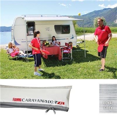 Fiamma Caravan Caravanstore 440 4.4M XL Awning Royal Grey Fabric 07740G01R Fiamma  - Dynamic Drive